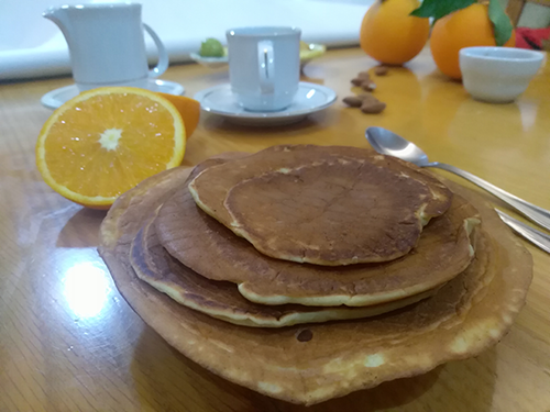 pancake all'arancia