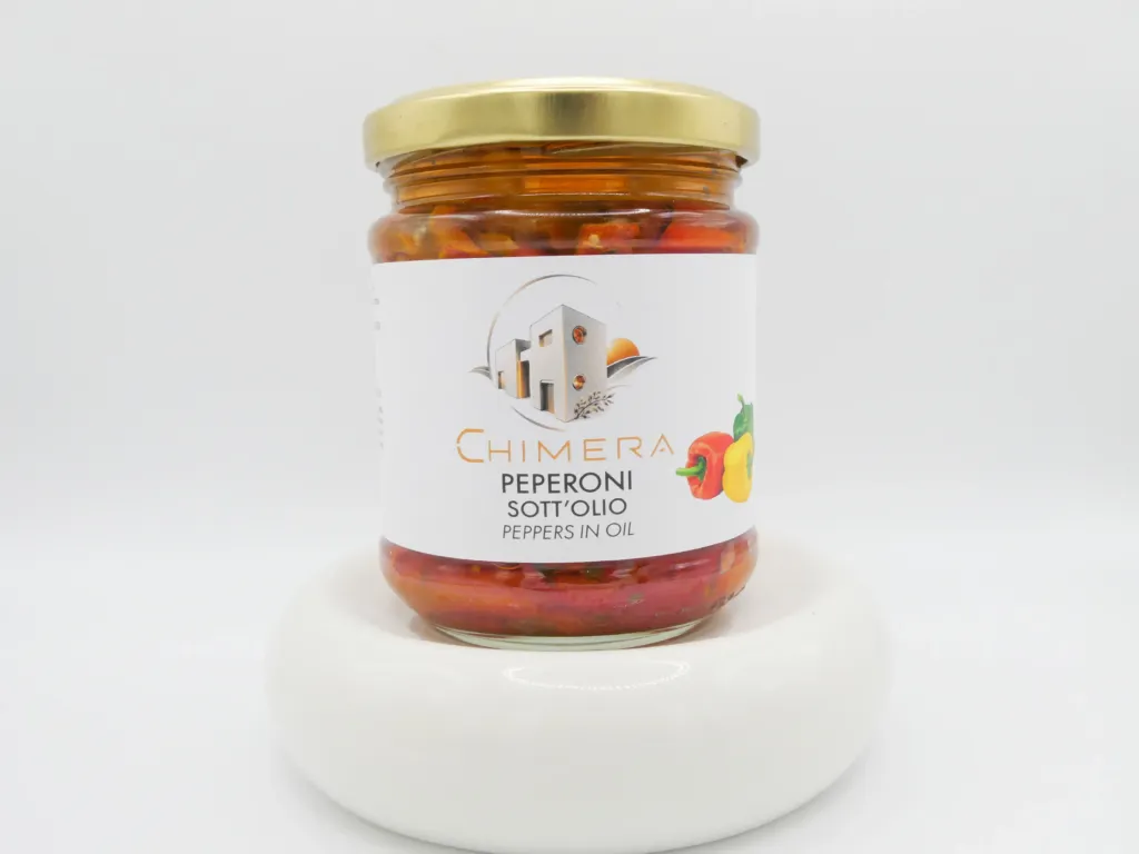 Peperoni rossi sott’olio